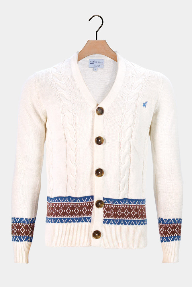 Cardigan aus Bio-Baumwolle Alpine Herren