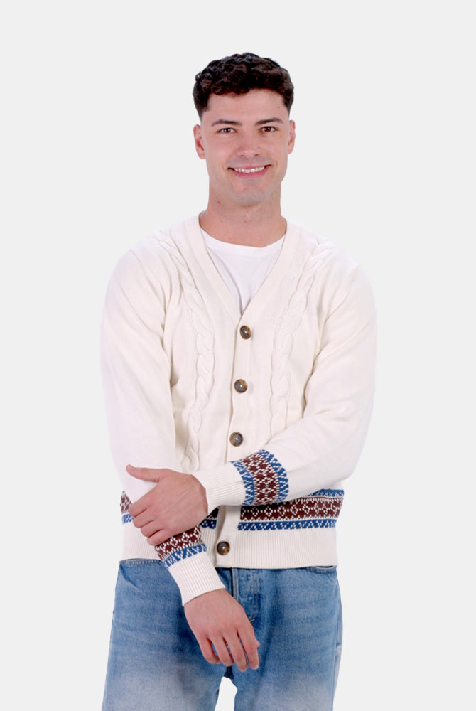 Damen Cardigan aus Bio-Baumwolle Alpine Herren