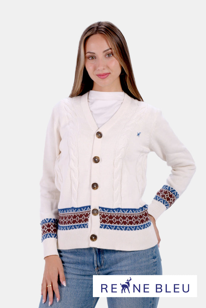 Damen Cardigan aus Bio-Baumwolle Alpine