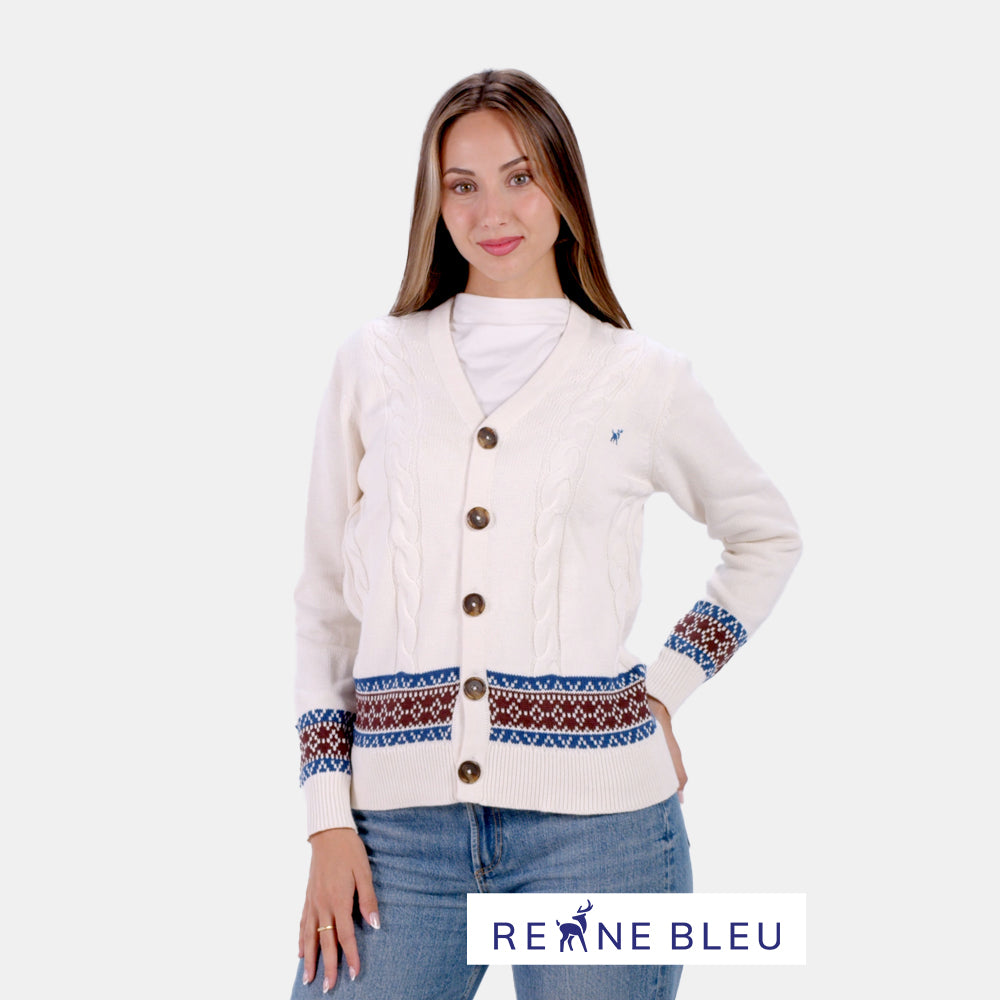 Damen Cardigan aus Bio-Baumwolle Alpine
