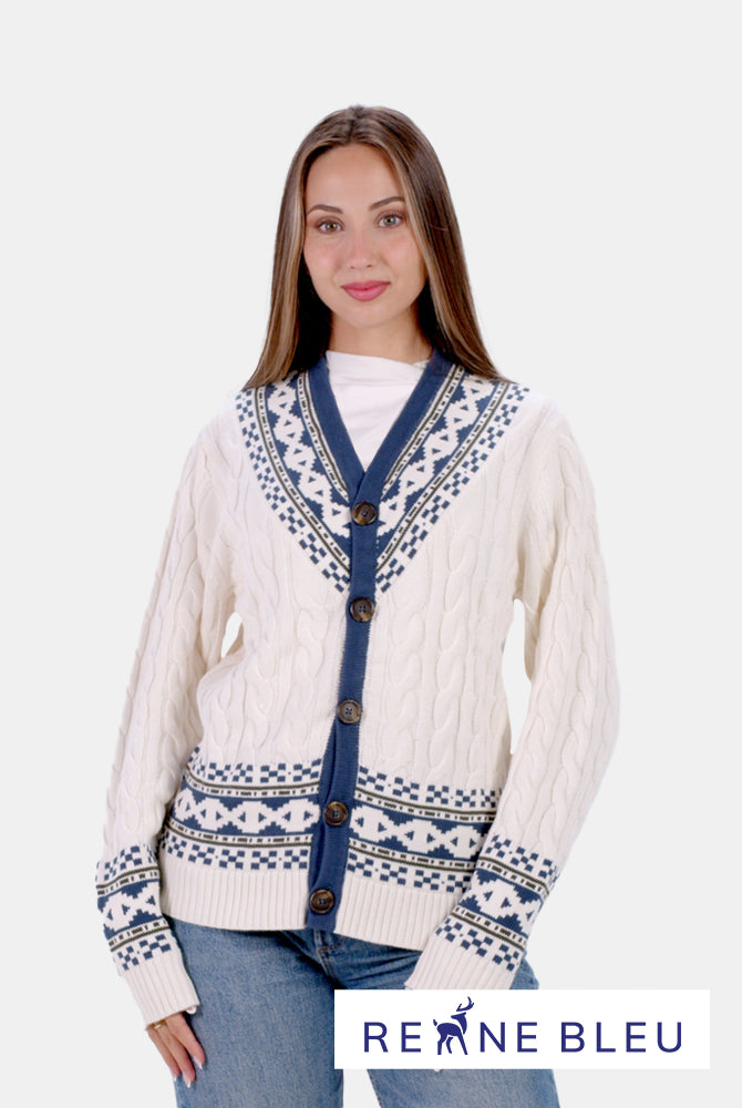 Damen Cardigan aus Bio-Baumwolle Cottage