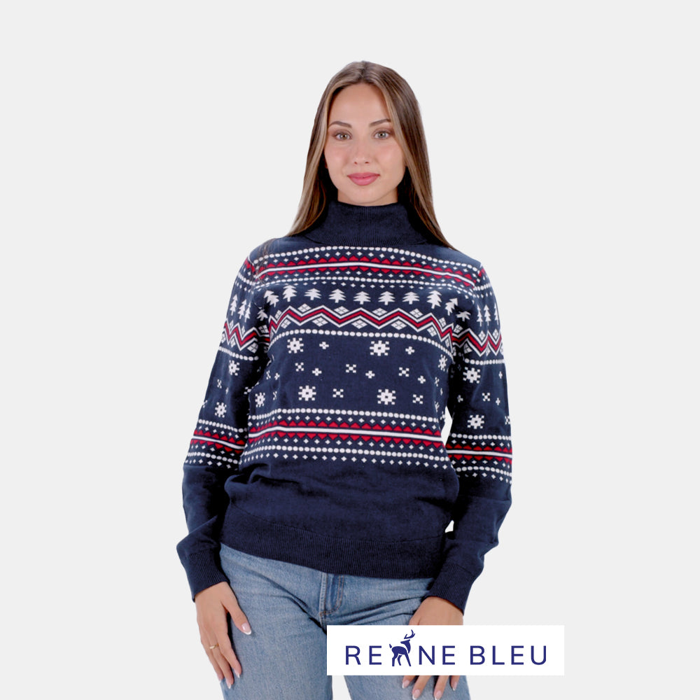 Damen Weihnachtspullover aus Bio-Baumwolle Coldberry