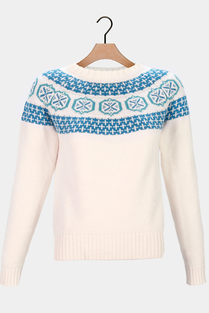 Damen Weihnachtspullover Bio-Baumwolle "Glacier"