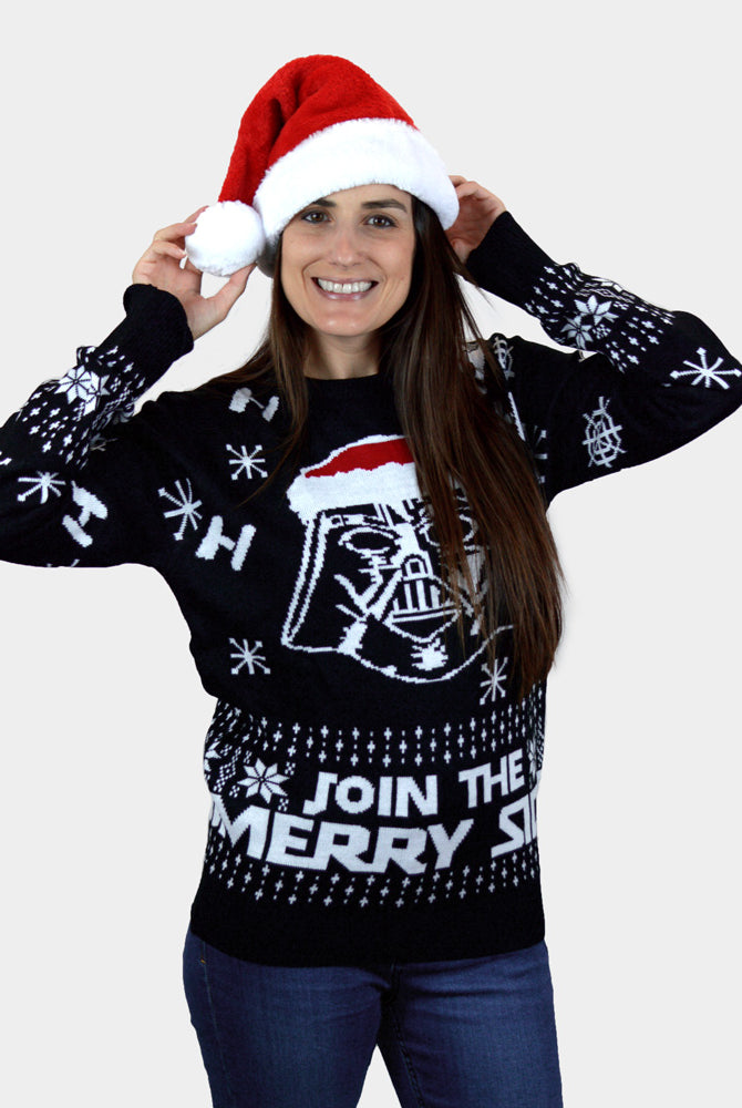 Damen Weihnachtspullover Join The Merry Side