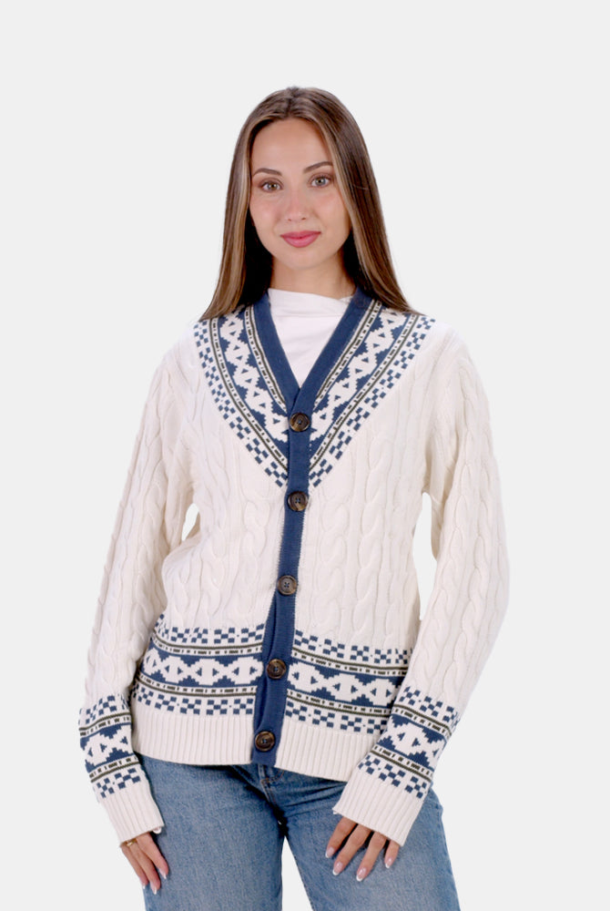 Herren Cardigan aus Bio-Baumwolle Cottage Damen