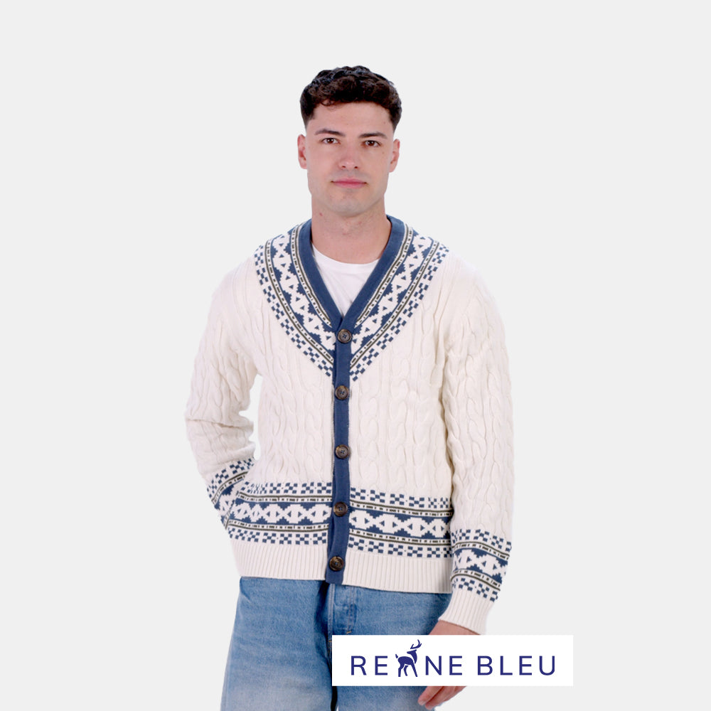 Herren Cardigan aus Bio-Baumwolle Cottage