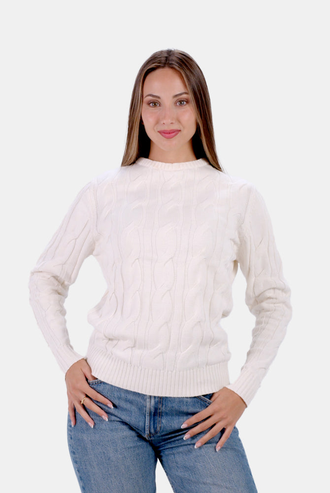 Herren Weihnachtspullover aus Bio-Baumwolle Snowfall Damen