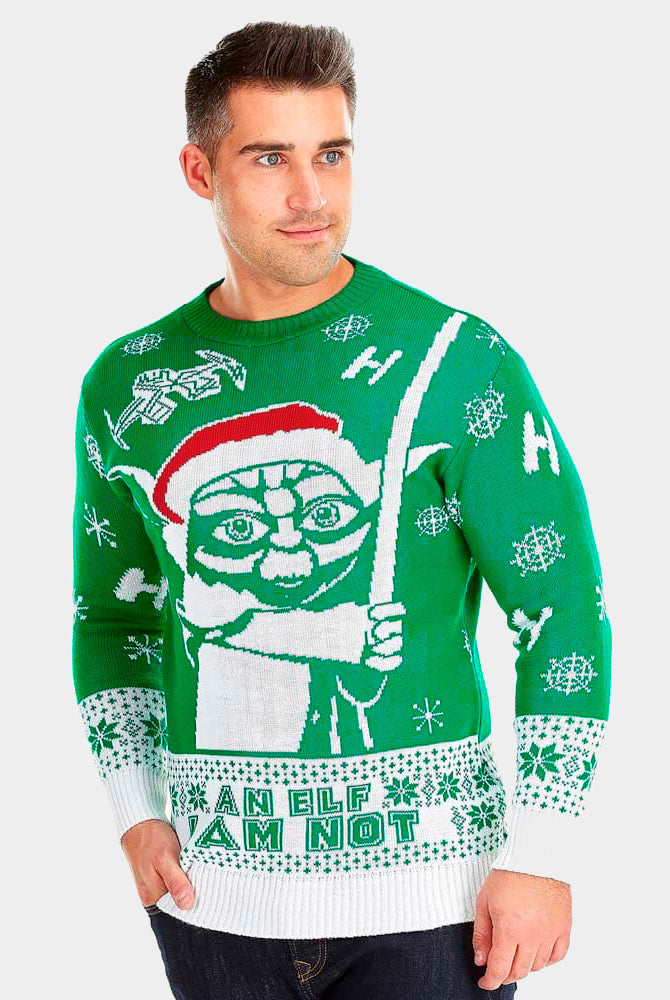 Herren Weihnachtspullover I am Not an Elf