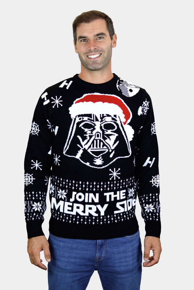 Herren Weihnachtspullover Join The Merry Side