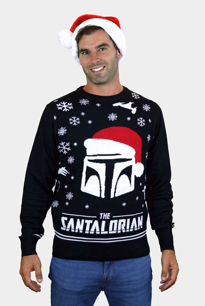 Herren Weihnachtspullover The Santalorian