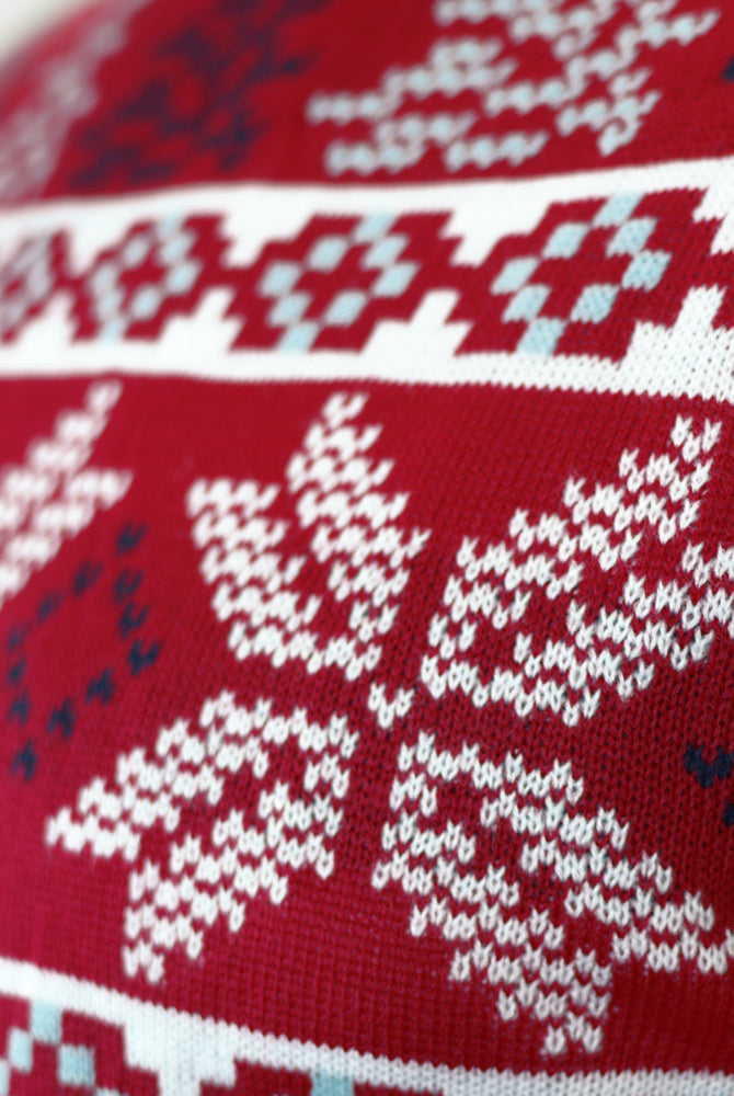 Polarsternen Familien Weihnachtspullover Klassischer Rot