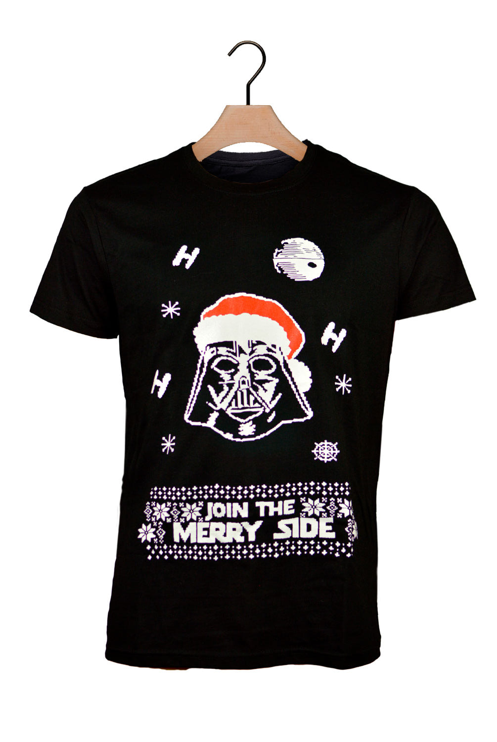 Weihnachts T-shirt in Schwarz für Damen und Herren Join the Merry Side