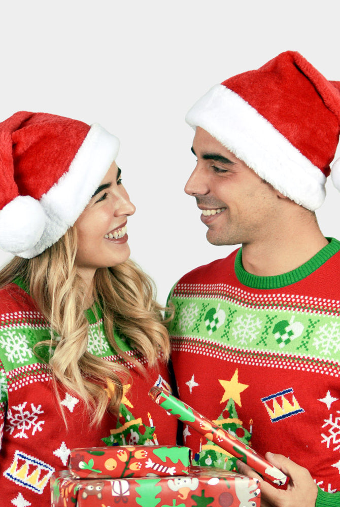 Weihnachtsmütze für Erwachsene Paar