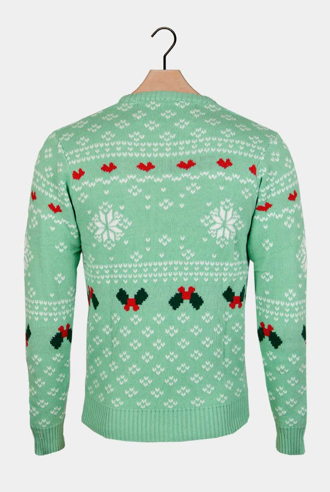 Weihnachtspullover Grün Damen "Sweet Christmas"