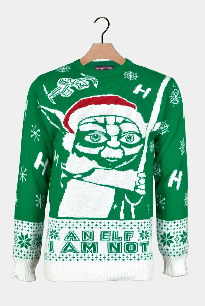 Weihnachtspullover für Paare I am Not an Elf Star Wars