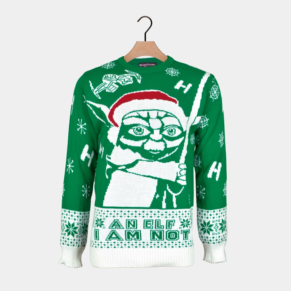 Weihnachtspullover für Paare I am Not an Elf Star Wars