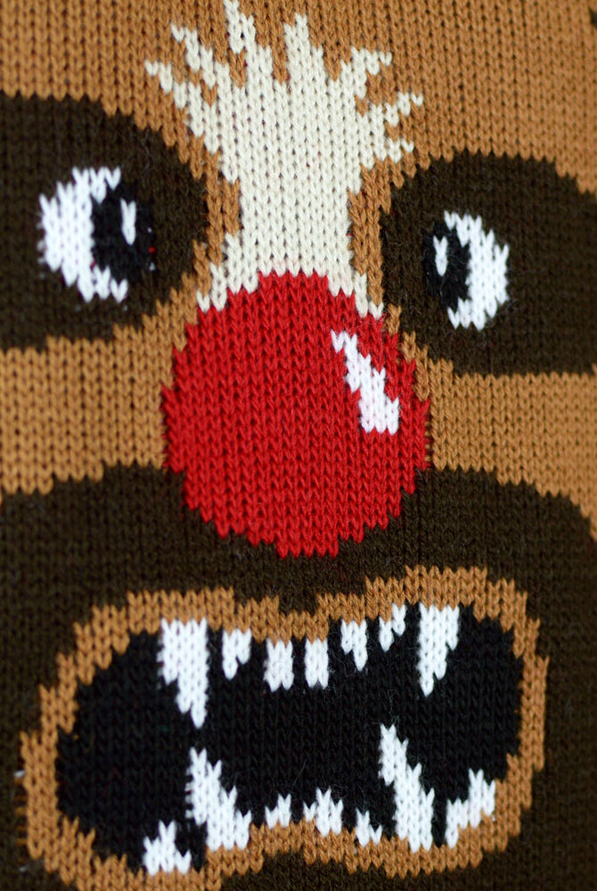 Weihnachtspullover Damen Rot Wookiee