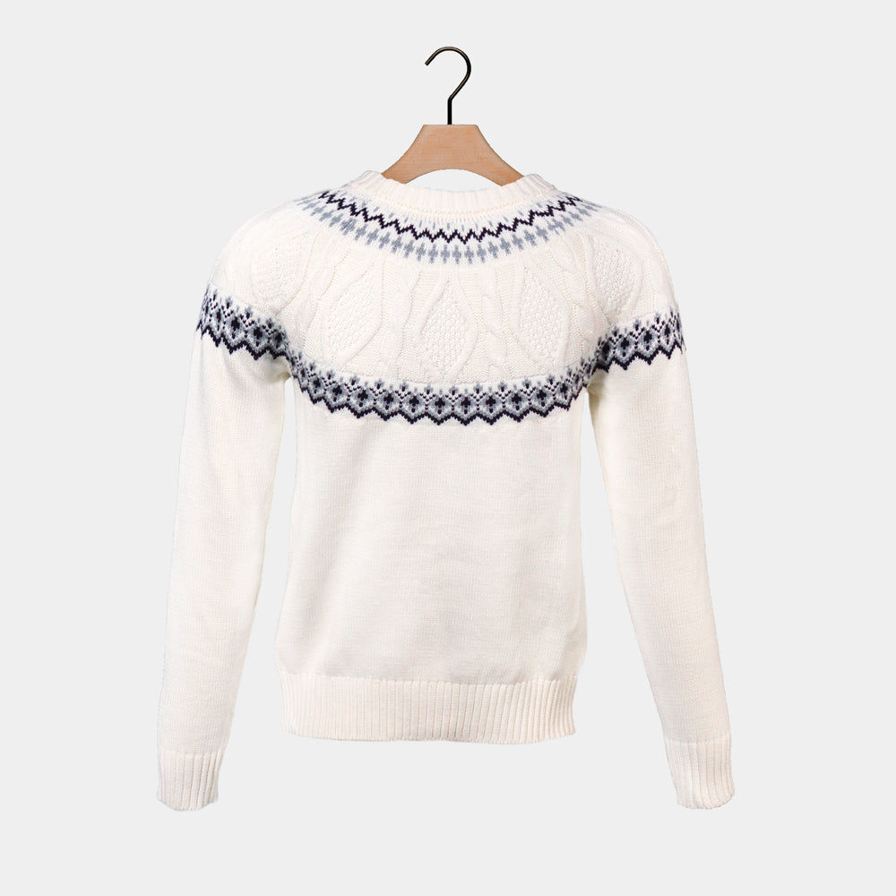 Damen Weihnachtspullover Bio-Baumwolle Arctic

