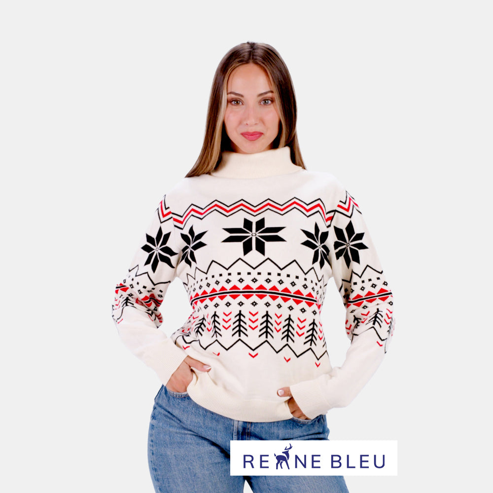 Damen Weihnachtspullover aus Bio-Baumwolle Après-Ski
