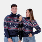 Damen Weihnachtspullover aus Bio-Baumwolle Coldberry Paar
