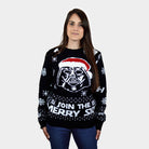 Damen Weihnachtspullover Join The Merry Side Damen
