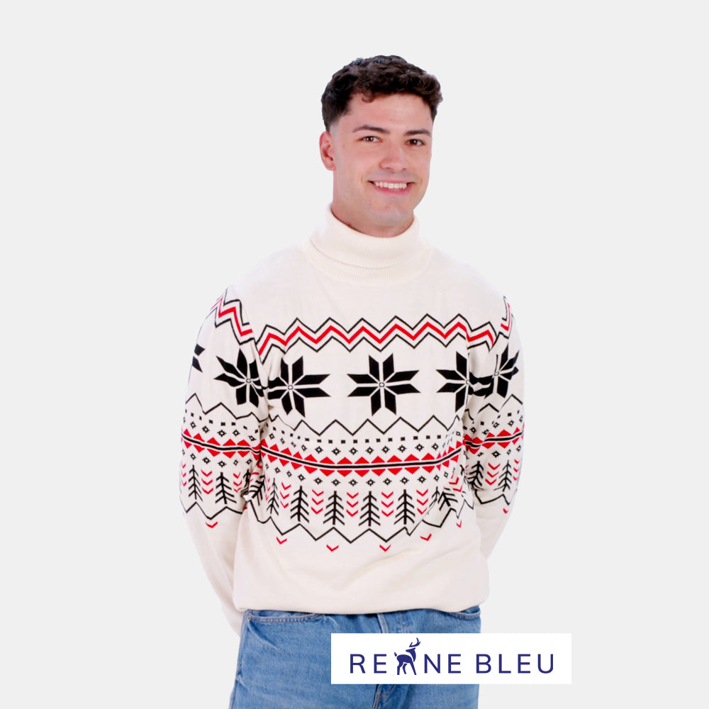 Herren Weihnachtspullover aus Bio-Baumwolle Après-Ski
