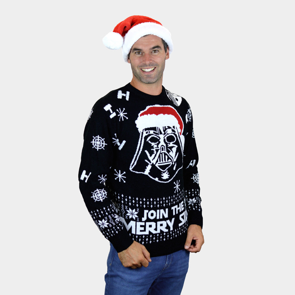Herren Weihnachtspullover für Paare Join The Merry Side
