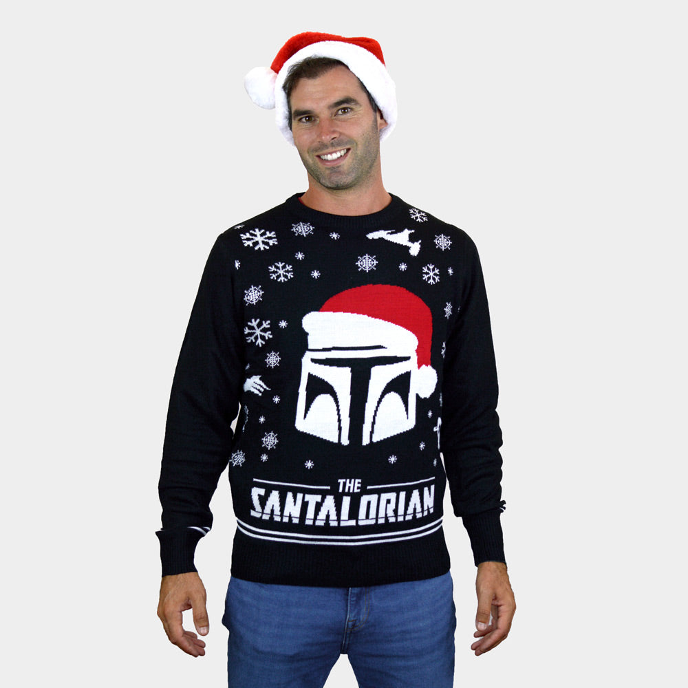 Herren Weihnachtspullover The Santalorian

