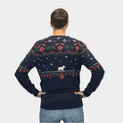 Herren Weihnachtspullover Weihnachtskrippe
