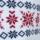 Kinder Weihnachtspullover Rot mit Rentier Schnee
