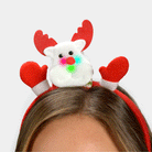 Weihnachtshaarreif Rentier mit LED