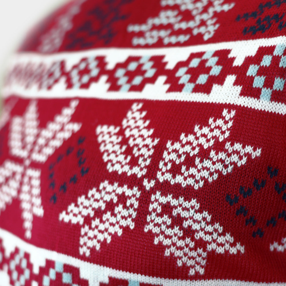 Polarsternen Herren Weihnachtspullover Klassischer Rot 
