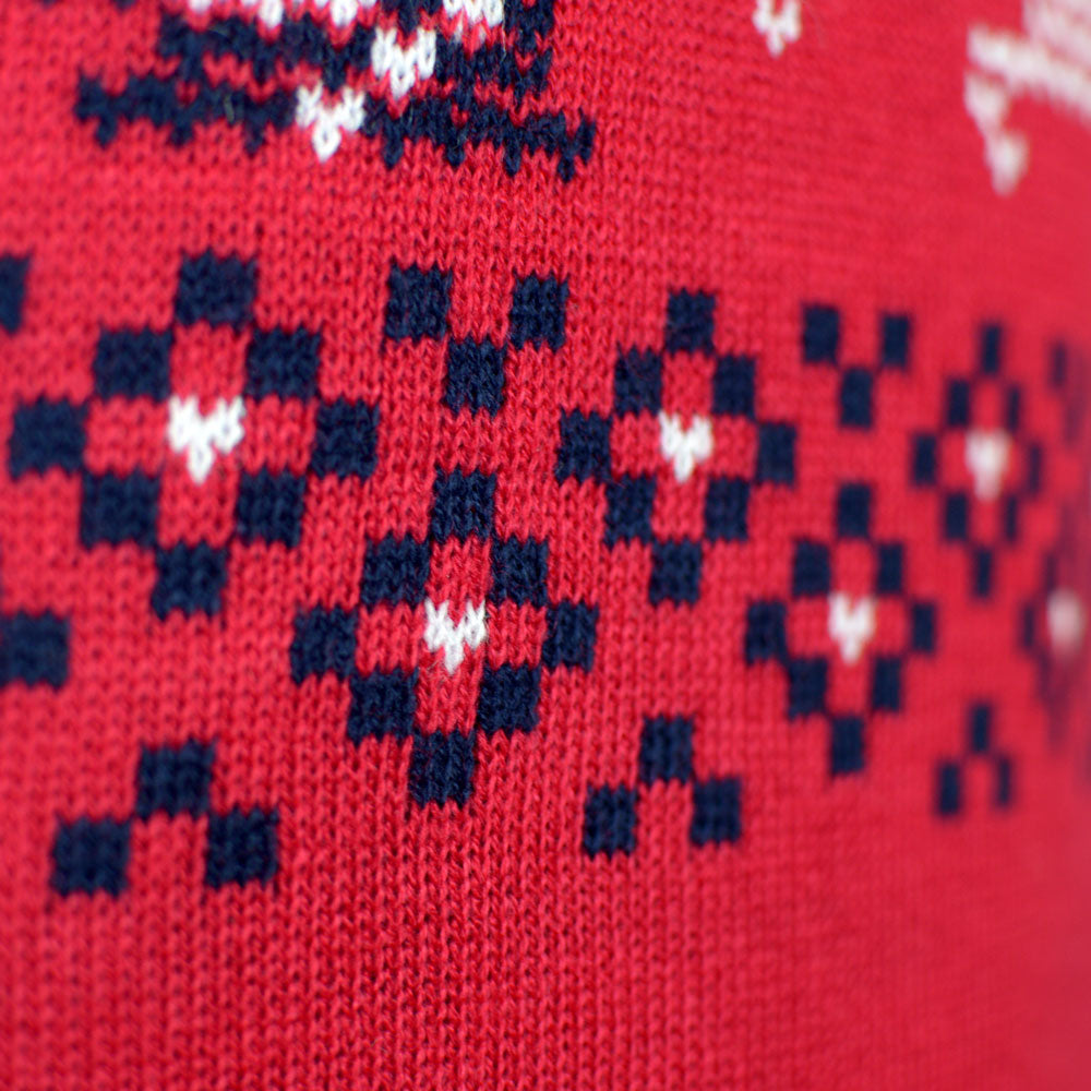 Rot Damen Weihnachtspullover Canada
