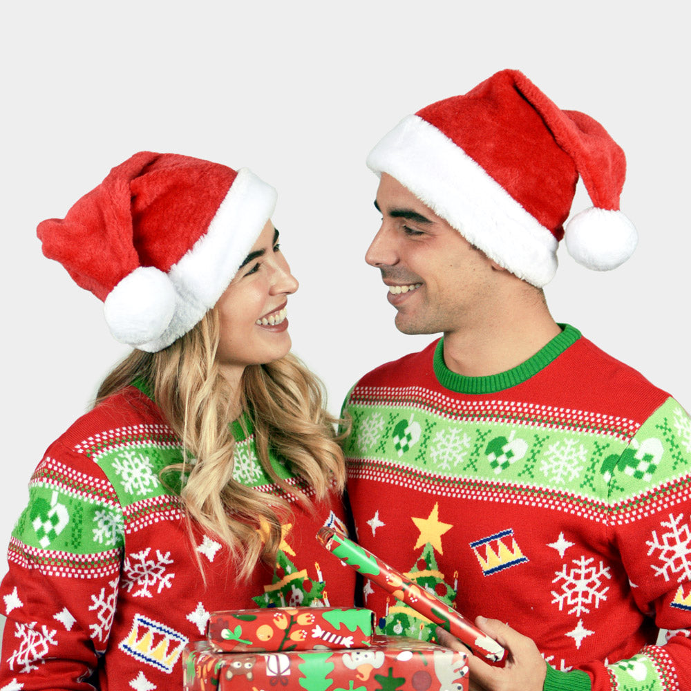 Weihnachtsmütze für Erwachsene Paar