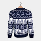Weihnachtspullover Blau Nordpol Damen 
