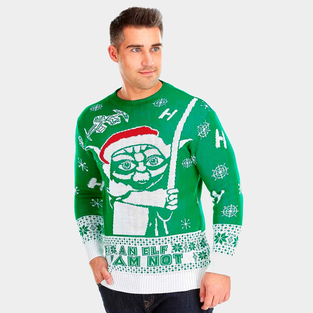 Weihnachtspullover für Paare I am Not an Elf Herren
