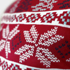 Weihnachtspullover Klassischer Rot mit Polarsternen Kinder 