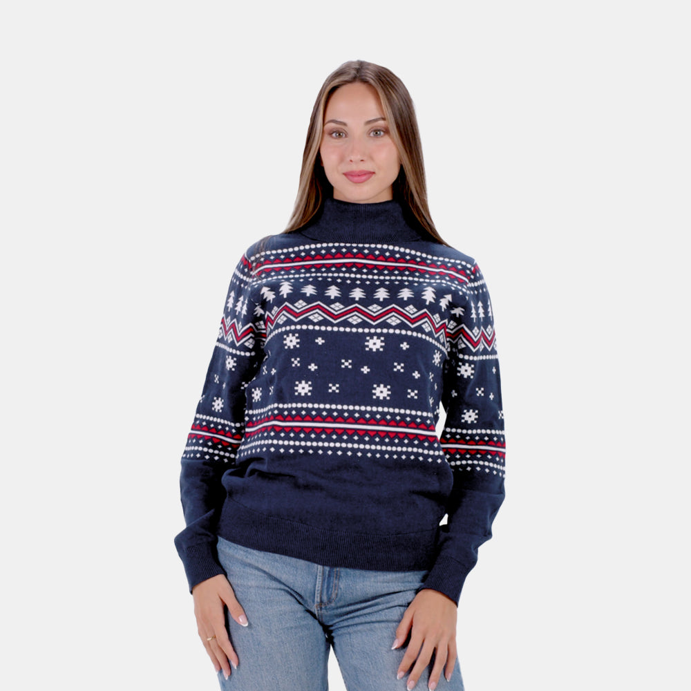 Weihnachtspullover für Paare aus Bio-Baumwolle  Coldberry damen

