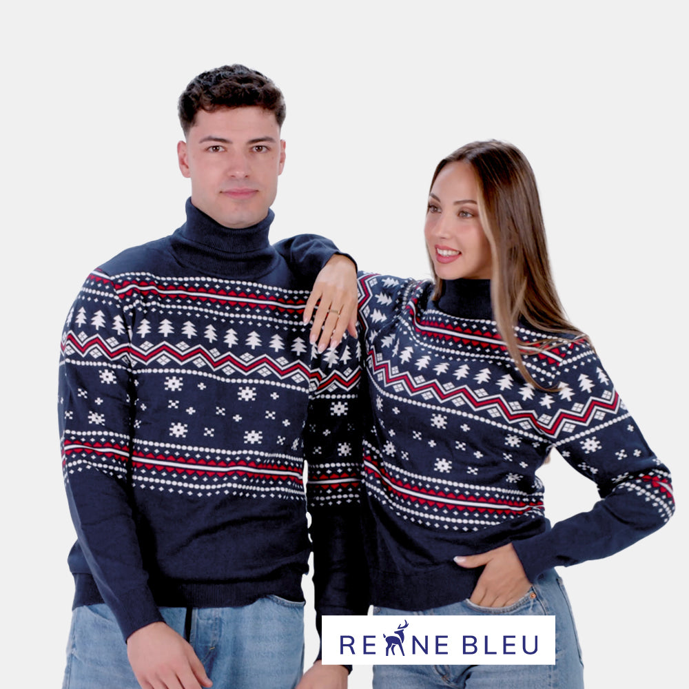 Weihnachtspullover für Paare aus Bio-Baumwolle  Coldberry
