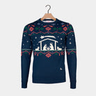 Weihnachtskrippe Weihnachtspullover für Paare Blau 