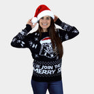 Weihnachtspullover für Paare Join The Merry Side Damen
