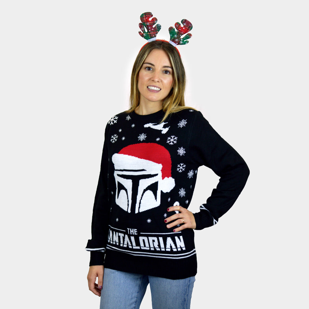 Weihnachtspullover für Paare The Santalorian Damen
