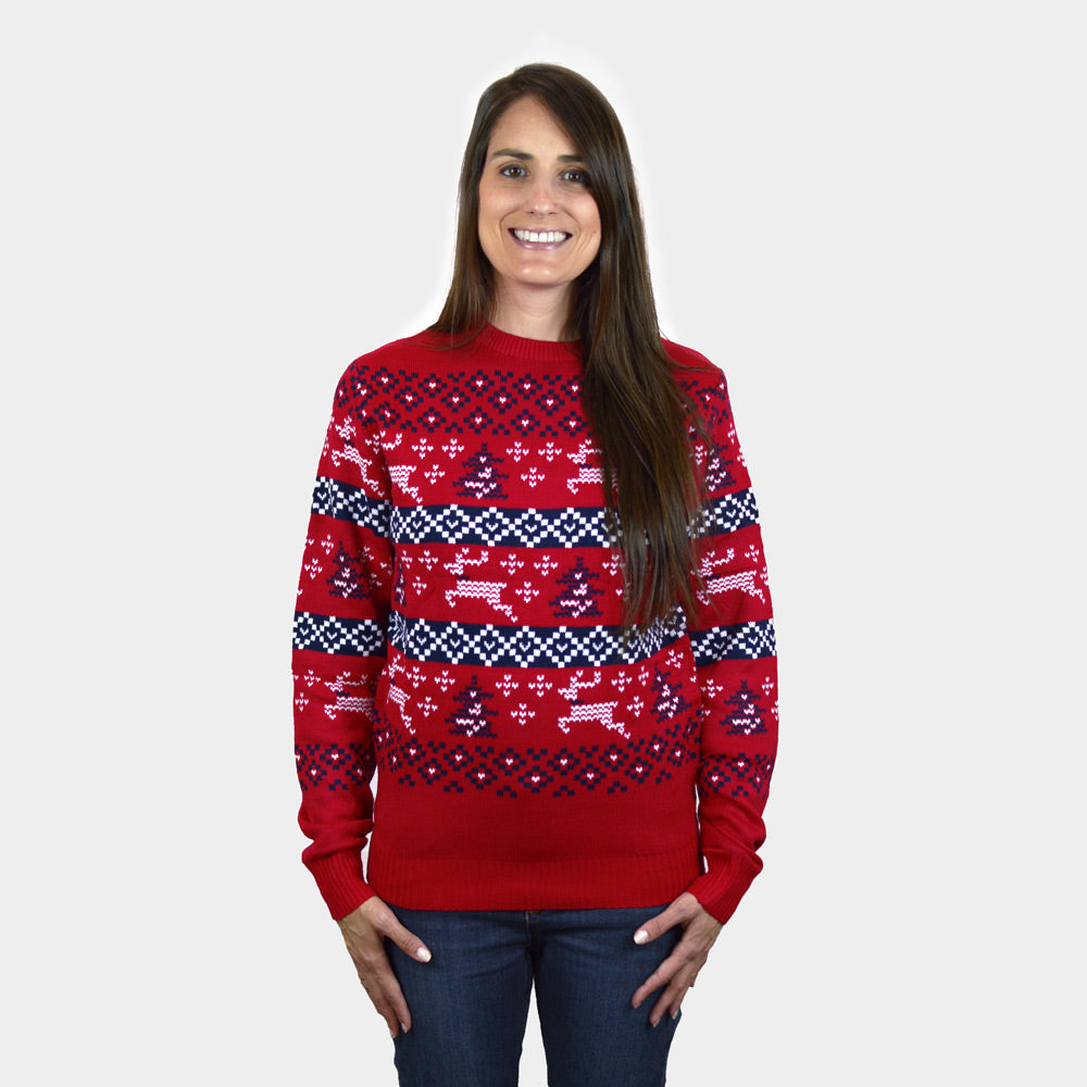 Weihnachtspullover Rot Damen Canada
