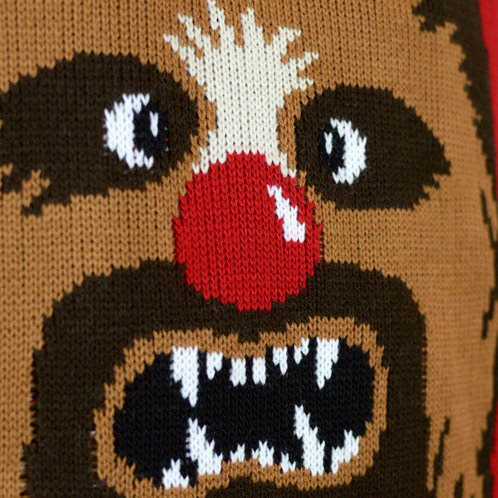 Wookiee Weihnachtspullover für Paare Rot 
